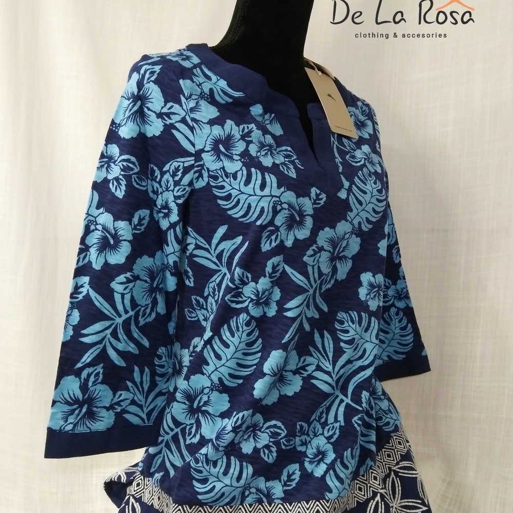 NWT Tommy Bahama Embroidered Tunic Size Small